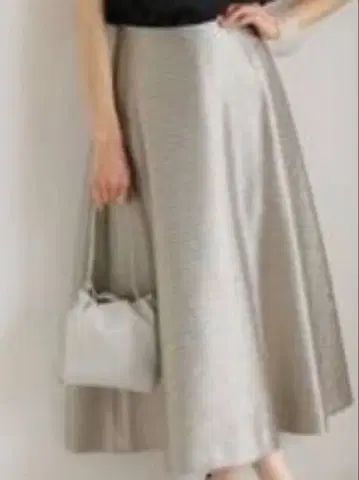 IENA 라메 트위드 플레어 스커트 미사용 택 포함