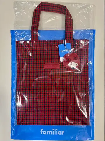 familiar 패밀리아 토트백 빨간색 대형 토트 [리뉴얼 이후]