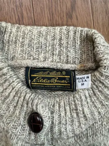 블랙택 미국제 에디 바우어 니트 베스트