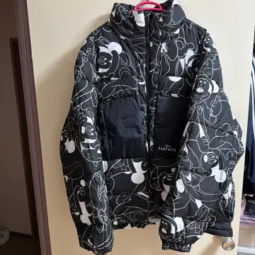 H&M 디즈니 FANTASIA 미키 올 패턴 아우터