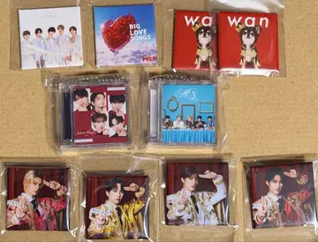 M!LK 사쿠라 스테이지 캡슐 토이 마그넷 캔뱃지 미니 재킷 모음