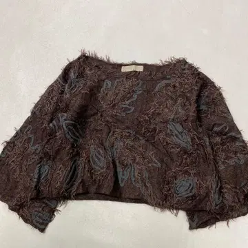 noriko araki 모헤어 실크 와이드 슬리브 숏 기장 니트