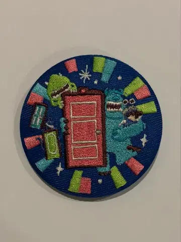 디즈니 자수 캔뱃지 몬스터즈 잉크