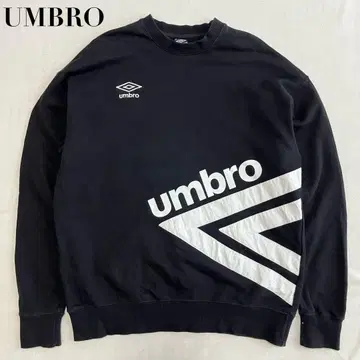 UMBRO 엄브로 맨투맨 트레이닝복 자수 M 블랙
