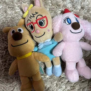 호빵맨 봉제 인형 3개 세트