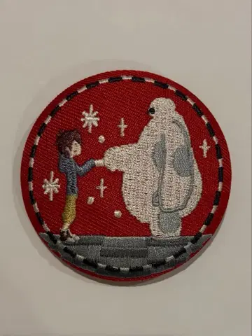 디즈니 자수 캔뱃지 베이맥스