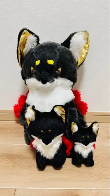 쵸콘 여우와 구미 금란 봉제 인형