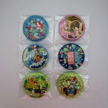 디즈니 자수 캔뱃지 6개 세트