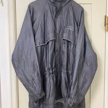 90's 빈티지 UMBRO 그레이 나일론 자켓 후드 부착