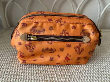 푸우 디자인 파우치 오렌지