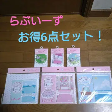 러브이즈 아크릴 스탠드 아크릴 참 6개 세트