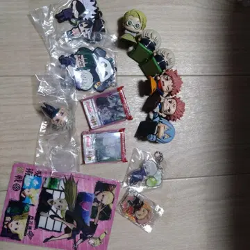 주술회전 캐릭터 피규어 키링 세트