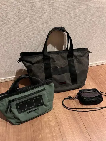 BRIEFING 백 3종 세트!! 토트 숄더 미니 파우치