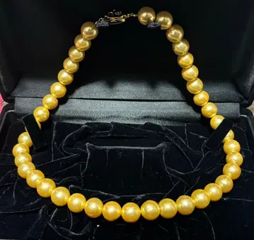 골드 펄 목걸이