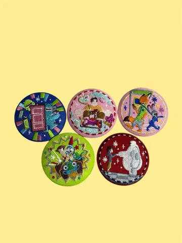 디즈니 자수 캔뱃지 세트 판매