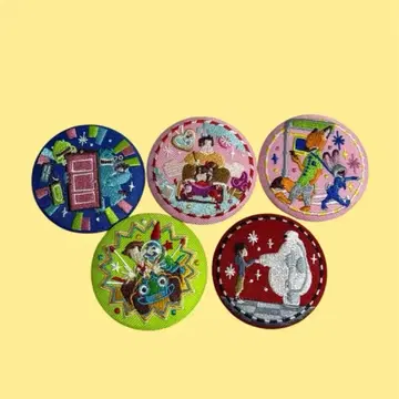 디즈니 자수 캔뱃지 세트 판매