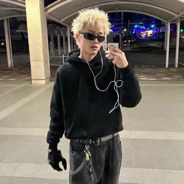 켄타우로스 켄타 착용 스터드 벨트 검정 블랙