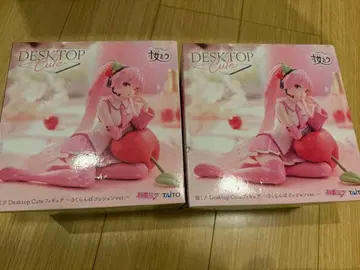 벚꽃 미쿠 Desktop Cute 피규어 체리 쿠션 ver 2개