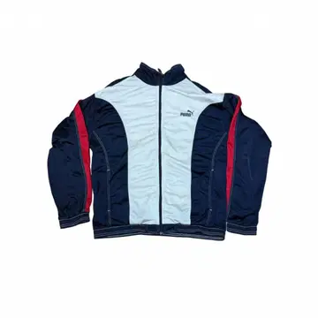 PUMA 트랙 자켓 네이비/화이트