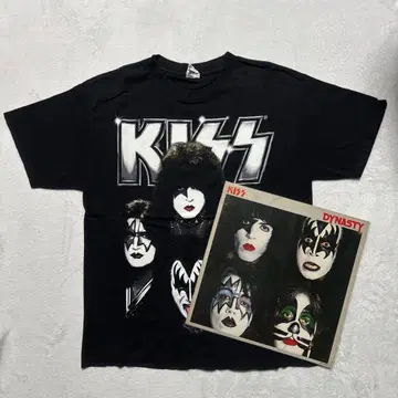 KISS 콘서트 기념 T셔츠 2011년 레코드 포함