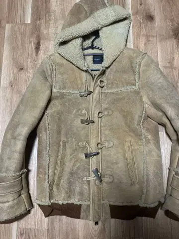 아칸서스 무스탕 더플 가죽 라이더스