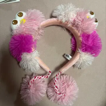 USJ 복슬복슬 머리띠 핑크