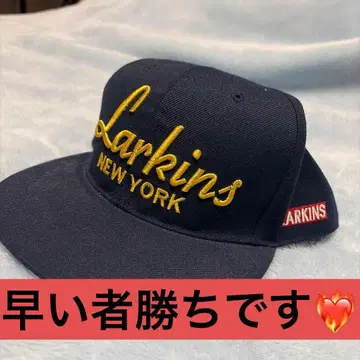 남성용 캡 Larkins 네이비 캡