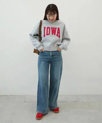 [미사용 새상품] 코카 속기모 데님 와이드 팬츠 블루 택 포함 coca