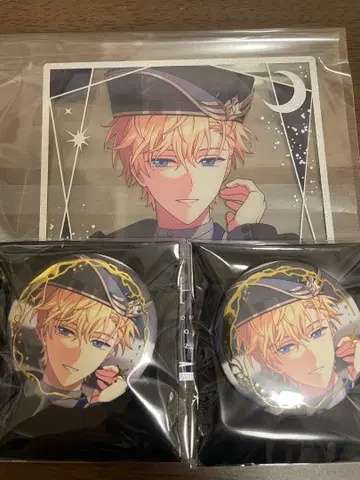 마호야쿠 6주년 클리어 색지 캔뱃지 히스클리프