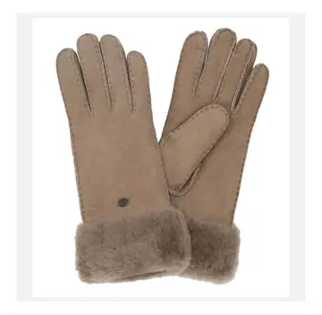 EMU 에뮤 무스탕 장갑 양가죽 베이지