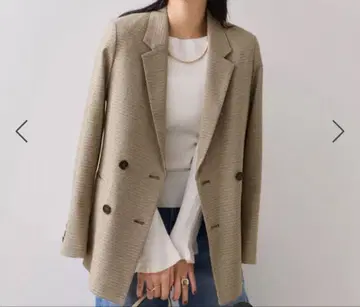 [ 새상품급 ] VIS 울리쉬 더블 브레스트 테일러드 자켓 M 사이즈