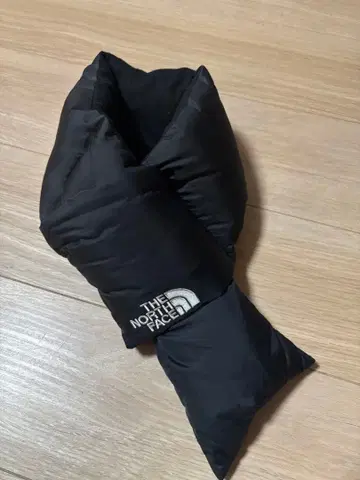 THE NORTH FACE 다운 머플러 블랙