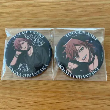 도겐안키 파보테리아 천사 악마 캔뱃지 악마ver. 오이란자카 쿄야 세트