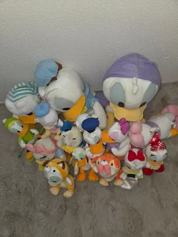 도널드 덕 봉제 인형 세트