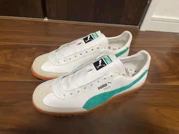 푸마 OSLO 화이트 x 그린 27 미사용 새상품