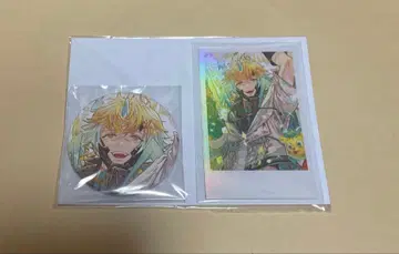 니지산지 우사미 리토 생일 굿즈 캔뱃지 & 폴라로이드풍 카드