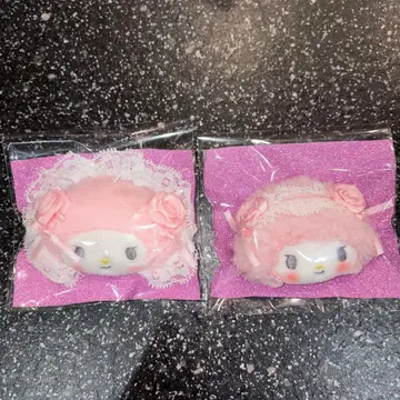 화이트 프릴 피아노짱 마이멜로디 헤어 클립