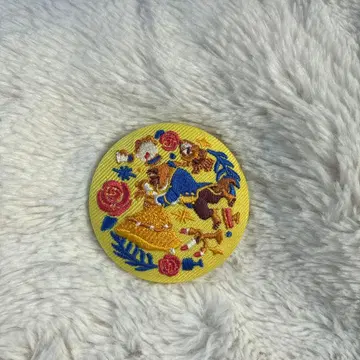 디즈니 자수 캔 핀 배지 3개 세트 반다이