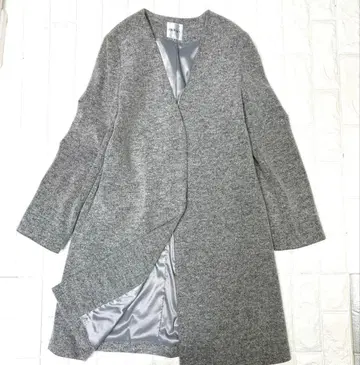 인디비 깔끔한 노카라 코트 L 40