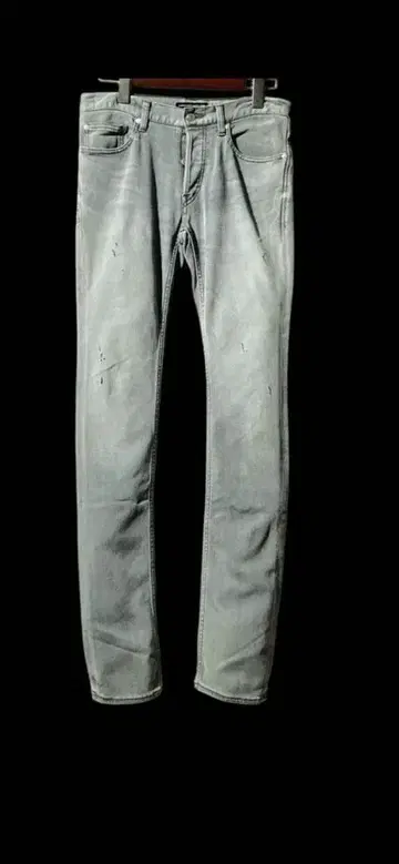 LOUNGE LIZARD 슈퍼 슬림 데미지 데님 사이즈 1