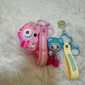 베리에짱 토이 카메라 & 블루 베리에짱 스트랩 세트
