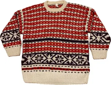 레어 보스니아 Sarajevo 퓨어 울 니트 스웨터 빈티지