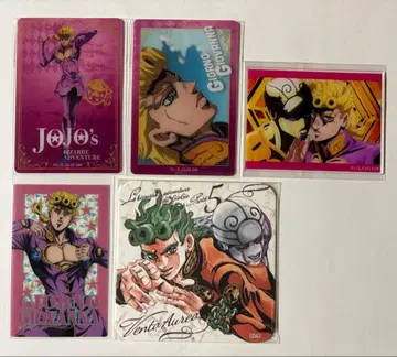 죠죠의 기묘한 모험 죠르노 클리어 카드 아크릴 카드 코스터