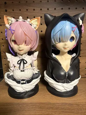 제일복권 리제로 라스트원상 렘 라무 아트 스케일 피규어 2세트