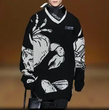 질 샌더 별자리 니트 스웨터