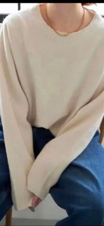 [ Spick&Span ] 울 캐시미어 크루넥 풀오버