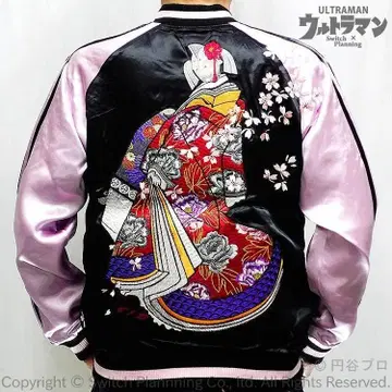 울트라맨 스카잔 ULSJ-101 벚꽃과 울트라의 어머니 블랙 x 핑크 L