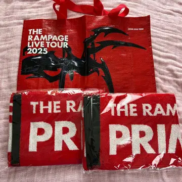 THE RAMPAGE 타월과 백 3종 세트!