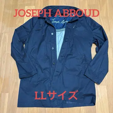 새상품급 JOSEPH ABBOUD 후드 부착 나일론 자켓 LL 네이비