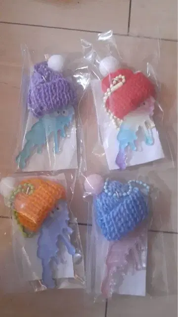 비와코 아크릴 키링 드로도로 키링 4개 세트